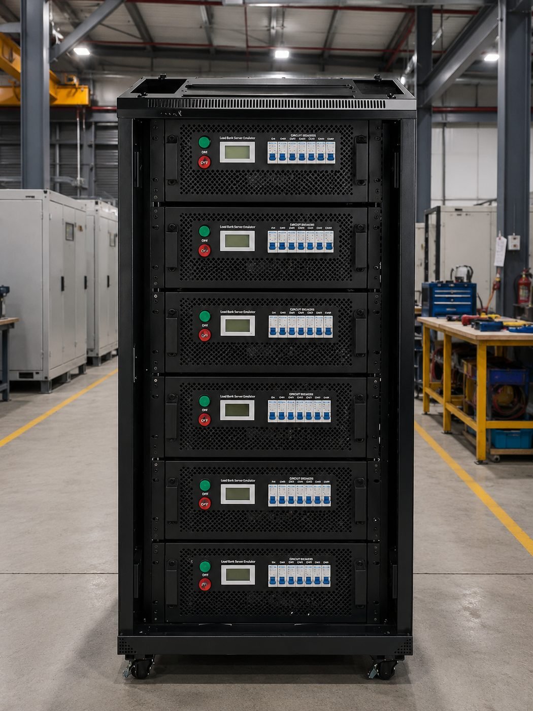 DC load bank modular rack